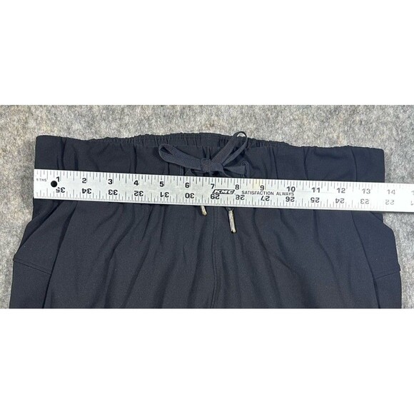 Lululemon On The Fly Pants Women’s 4 Black Relaxed Travel Lounge Drawstring - Picture 6 of 7